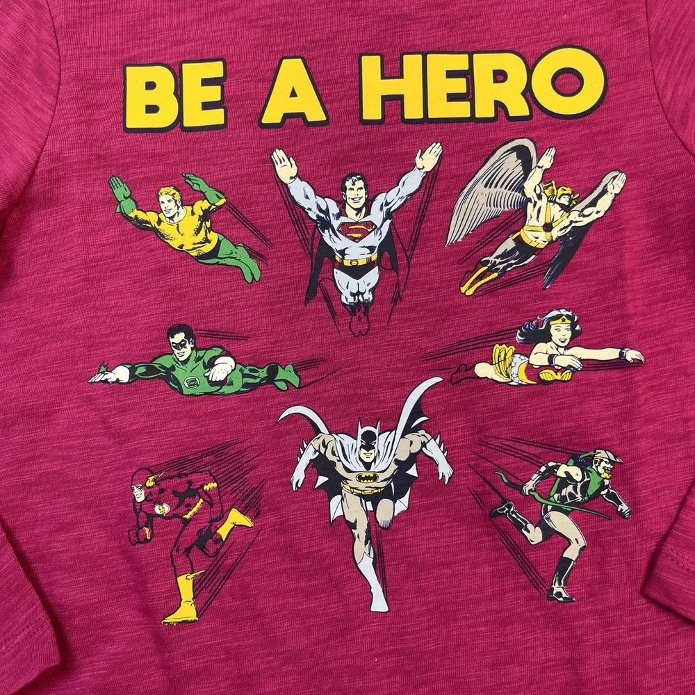 Gap Long Sleeve T-Shirt Super‎ Hero Boys Size 4 NEW